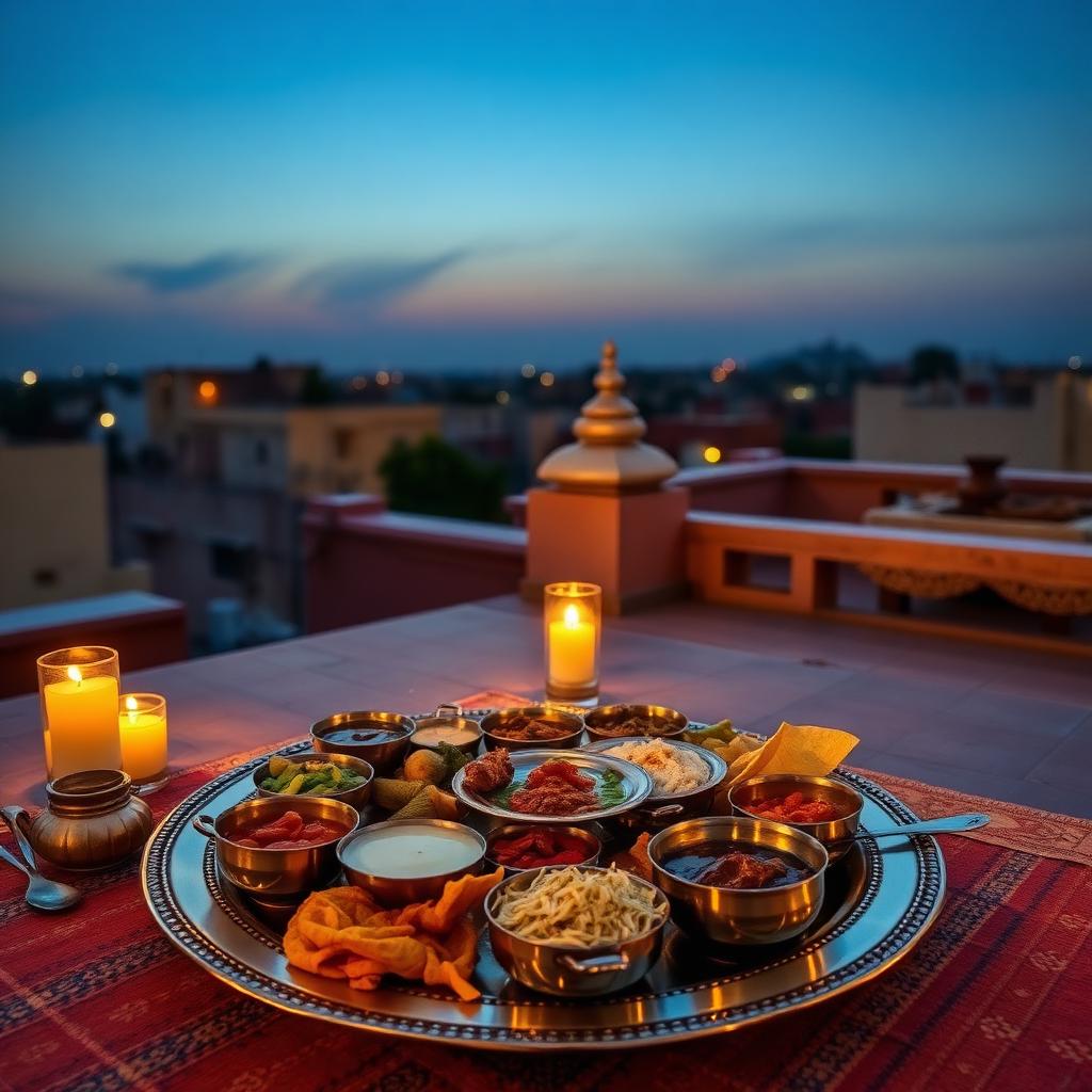 Hands-on Rajasthani cooking session with fresh ingredients and spices